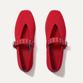 The Max Buckle Mary Jane - Cherry