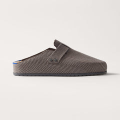 The Teddy Men's Clog - Ash Herringbone