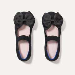 The Kids Big Bow Mary Jane - Black